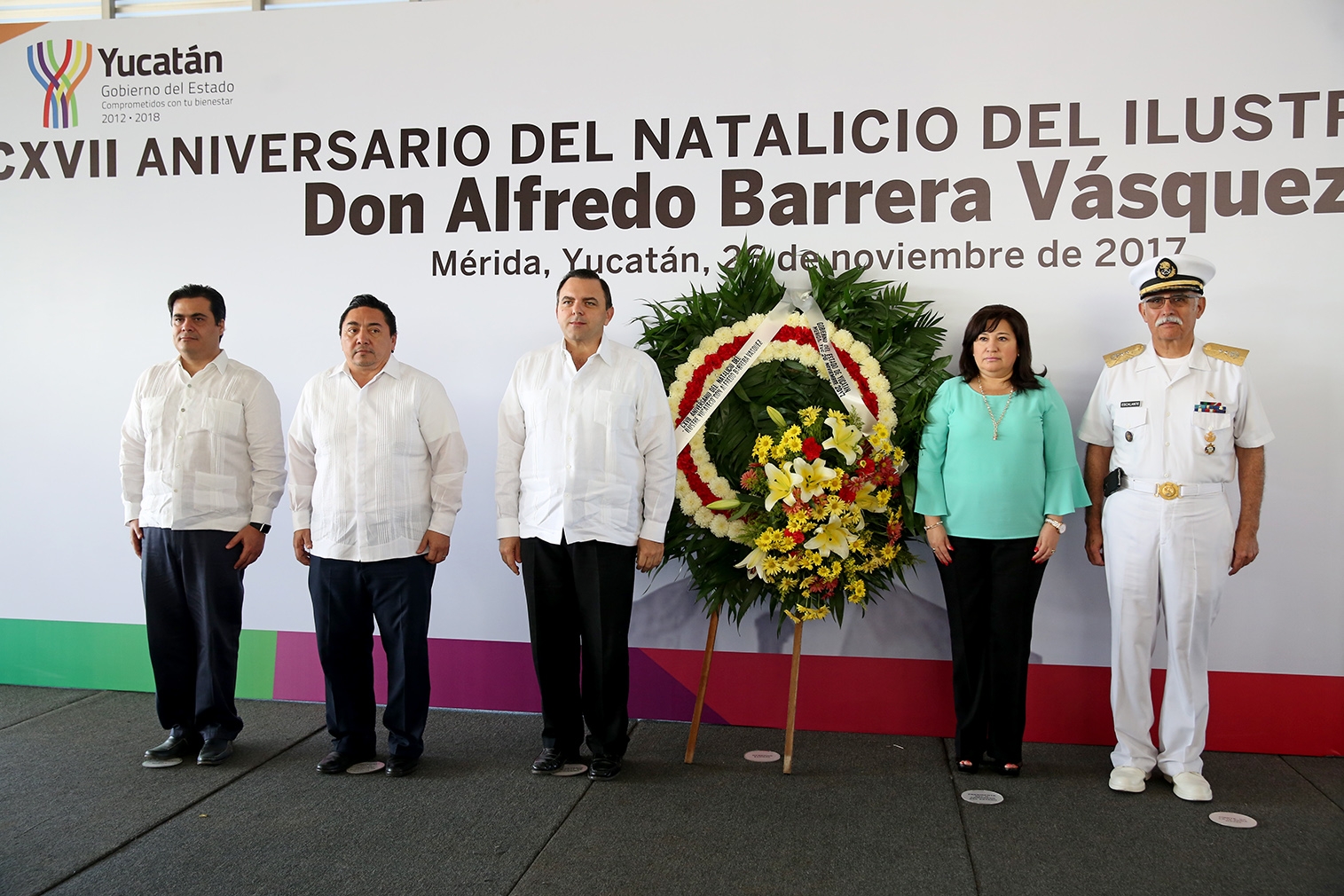 Conmemoran natalicio de Alfredo Barrera Vázquez