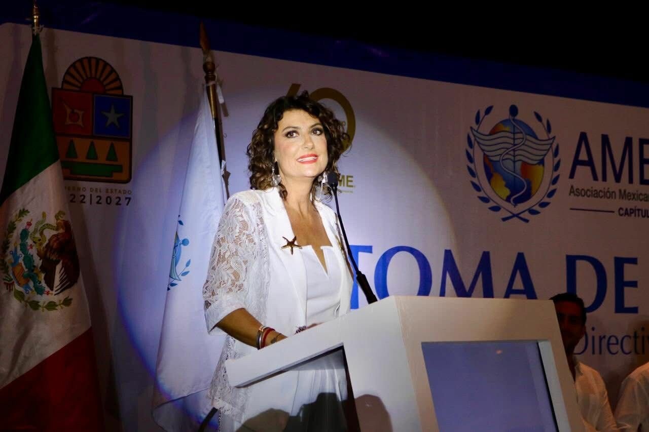 Valeria Rindertsma rinde protesta como presidenta de Amexme Riviera Maya