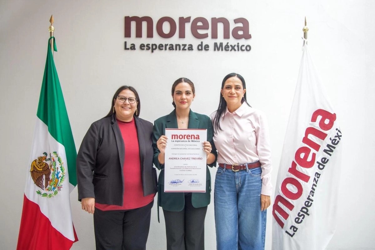 Morena designa a la senadora Andrea Chávez como su coordinadora en Ciudad Juárez, Chihuahua