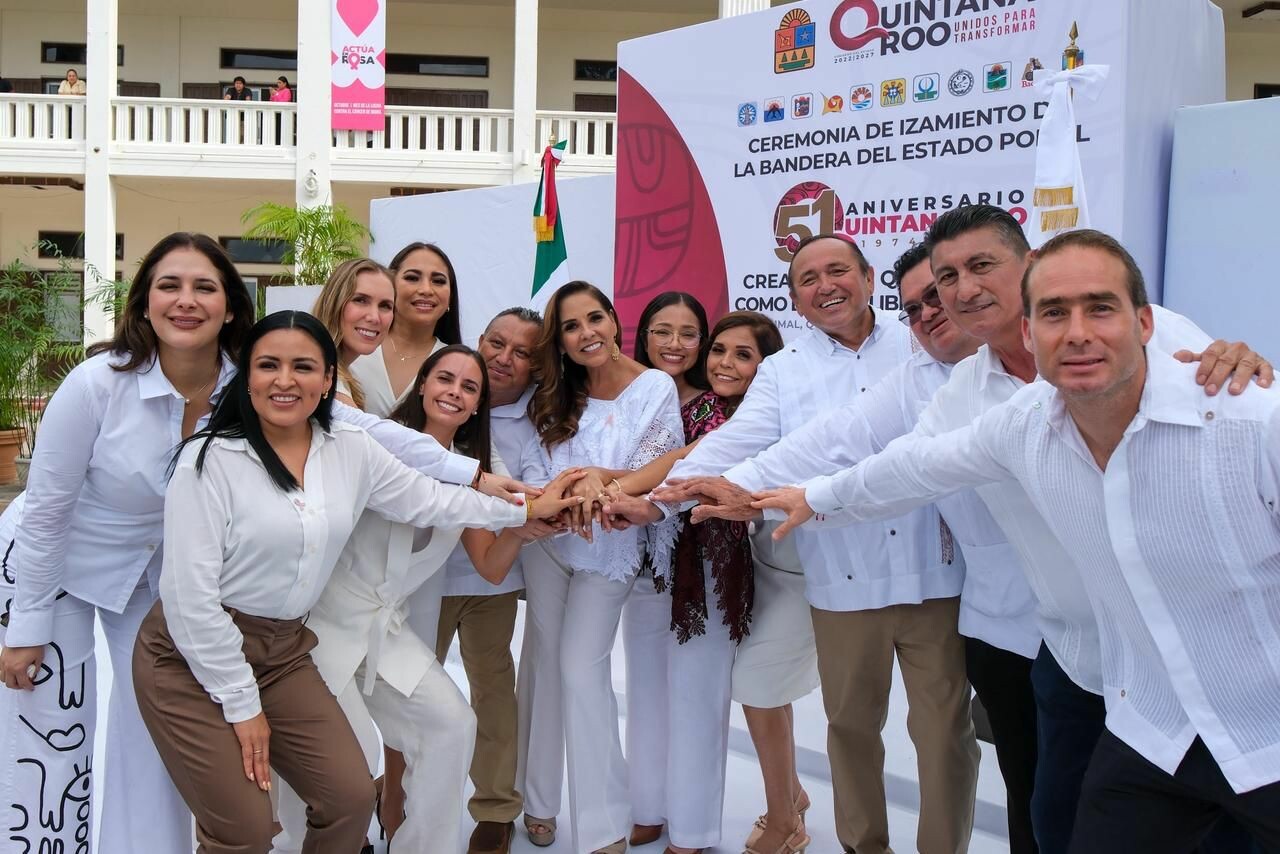 Conmemoran el 51 aniversario de Quintana Roo como estado libre y soberano