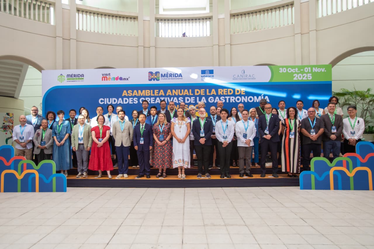 Inauguran en Mérida la Asamblea Internacional de las Ciudades Creativas de la Gastronomía de la Unesco