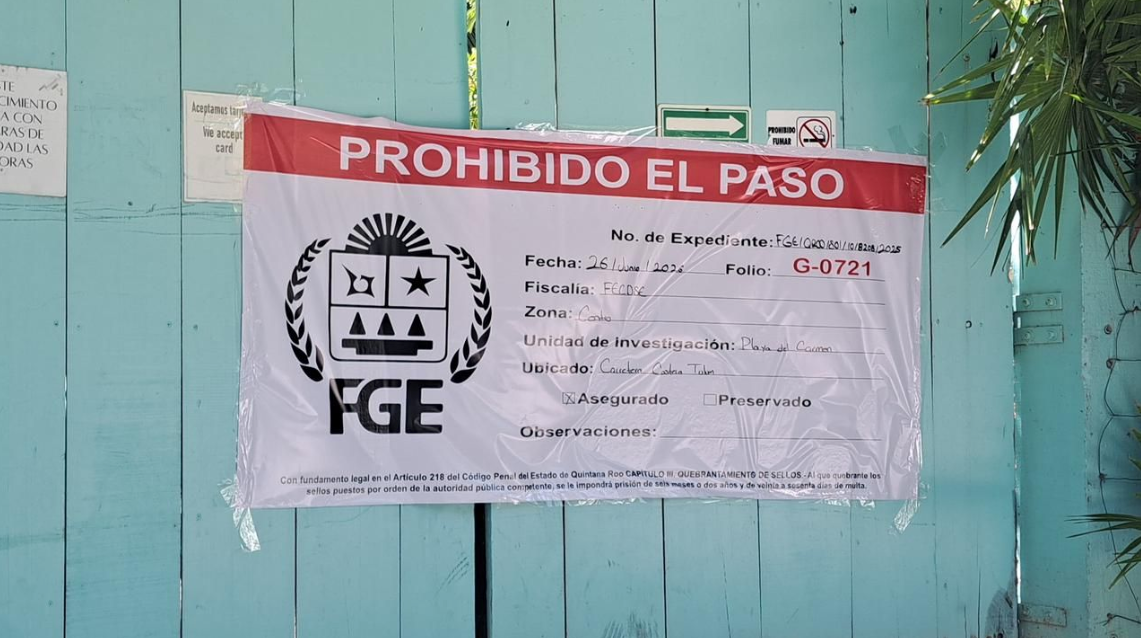 FGE QRoo asegura dos hoteles ubicados dentro del Parque del Jaguar