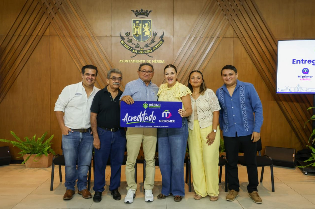 Mérida: Patrón destaca el crecimiento de apoyos de Mi Primer Crédito con cero por ciento de interés