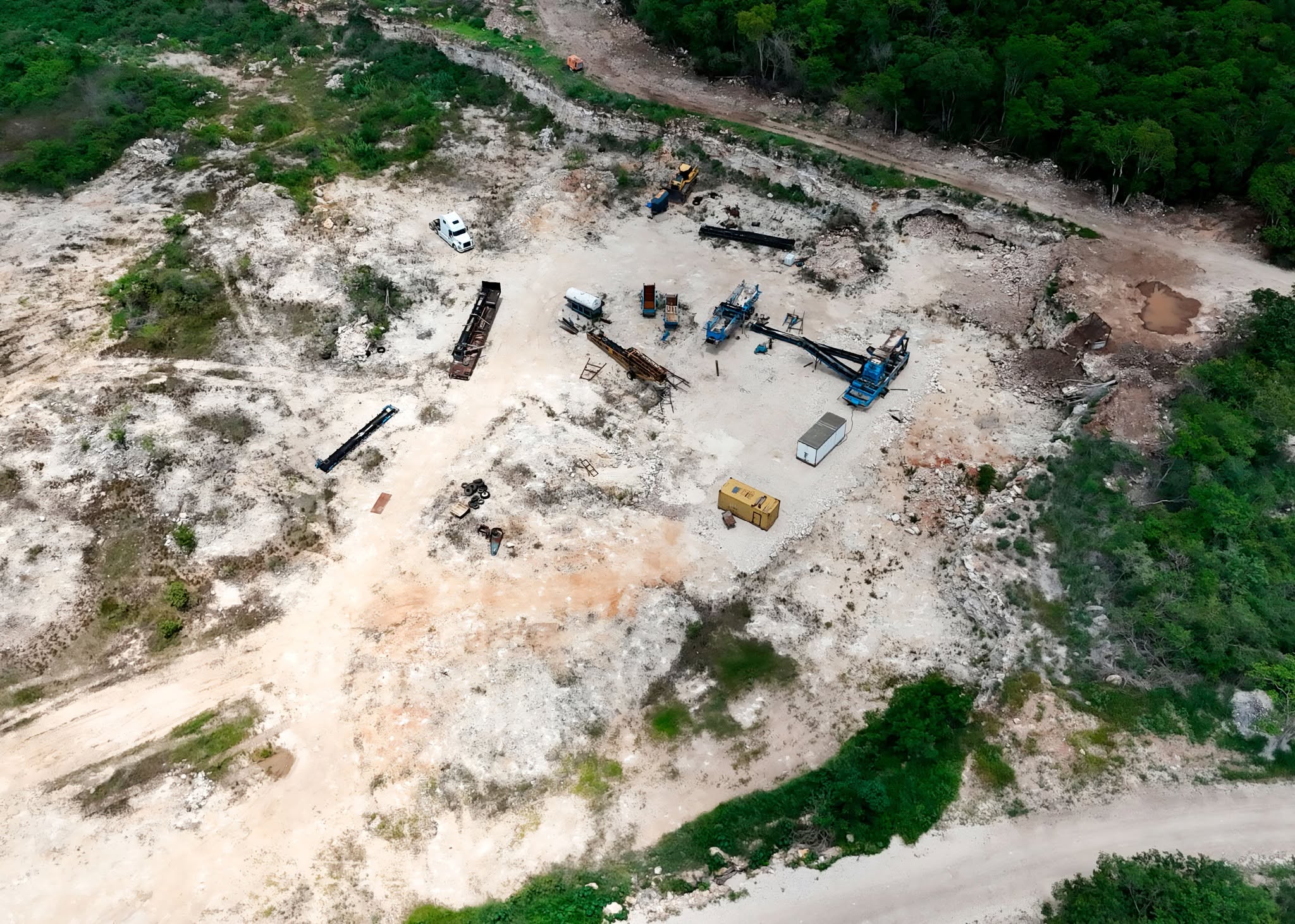 Alistan banco pétreo de extracción de material de 413 hectáreas en Chocholá, Yucatán 