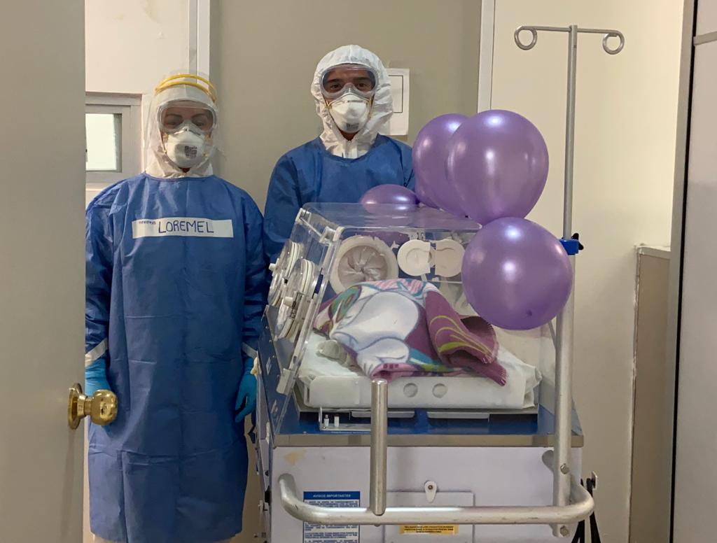Recién nacida supera COVID-19 en el HGR del IMSS en Yucatán