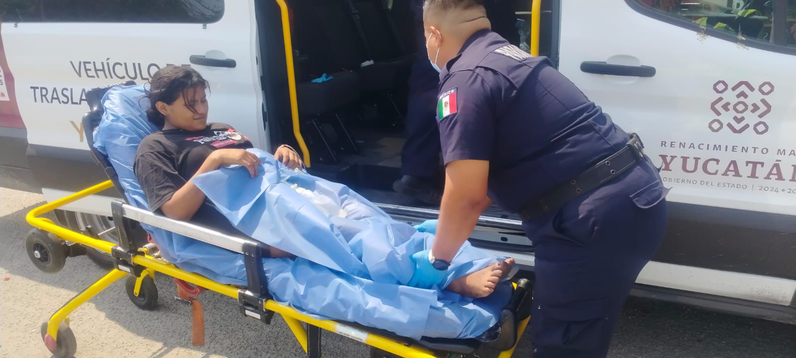 Nace bebé en unidad de traslado rumbo a Mérida; madre e hija se reportan estables