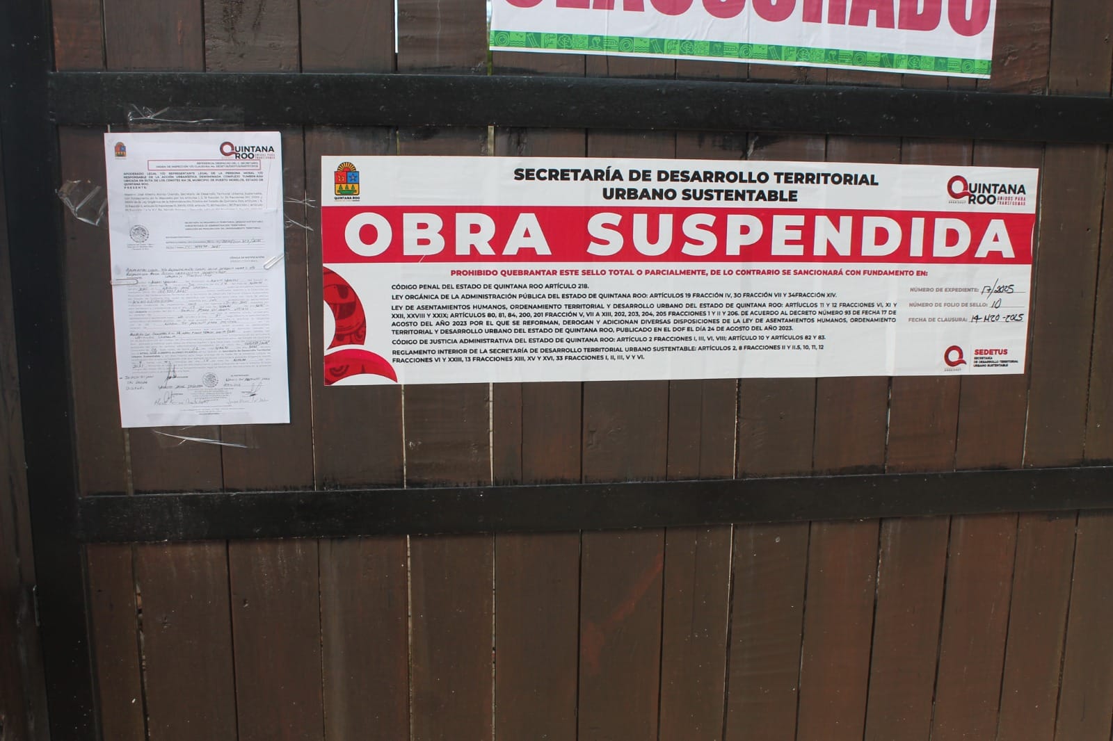 Boletina Sedetus a 116 desarrollos inmobiliarios irregulares en Quintana Roo