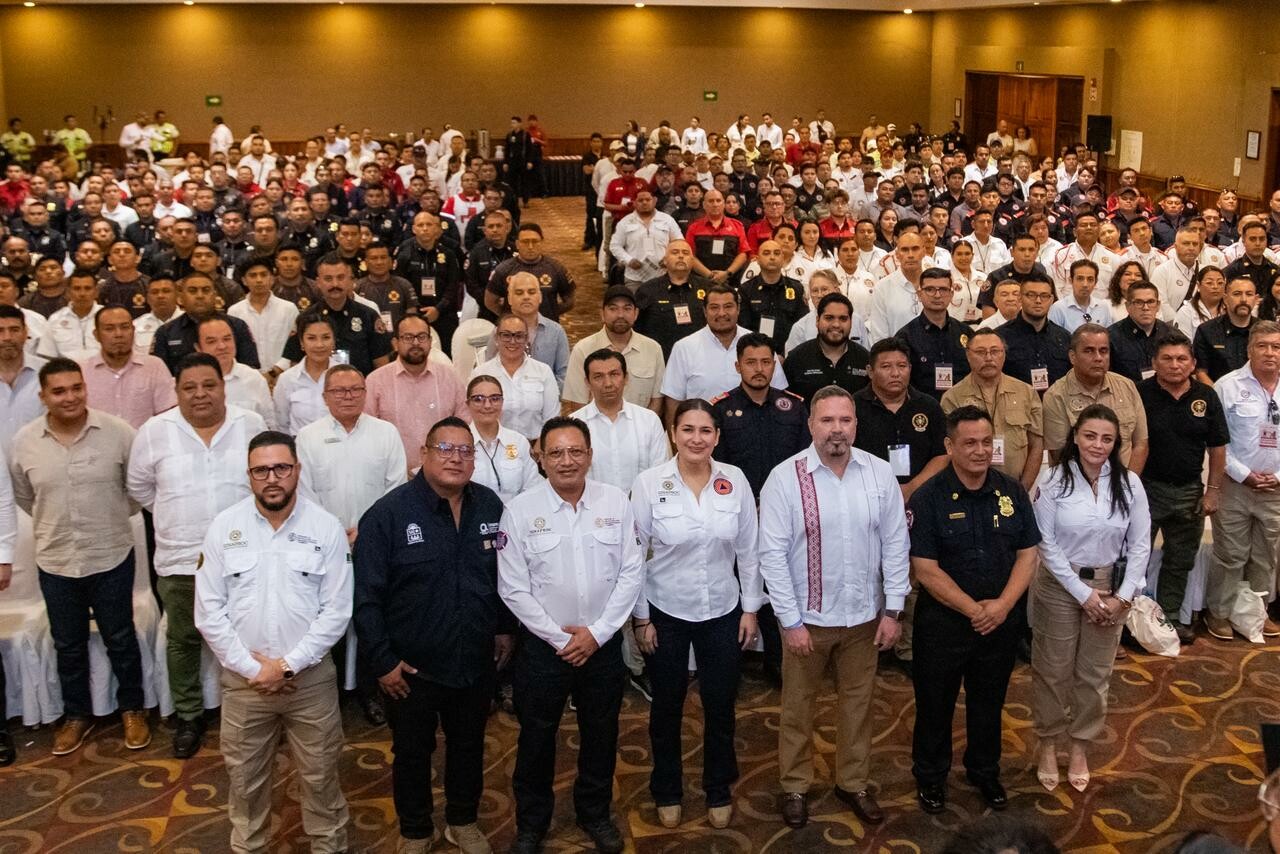 Playa del Carmen alberga el Congreso Nacional de Bomberos y Protección Civil 2025