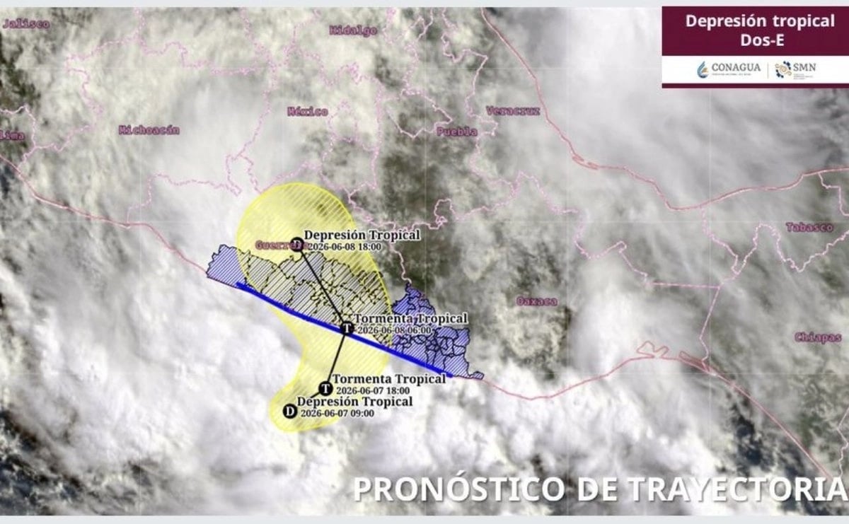 'Boris' golpeará Guerrero como tormenta tropical; dejará lluvias superiores a todas las registradas en junio