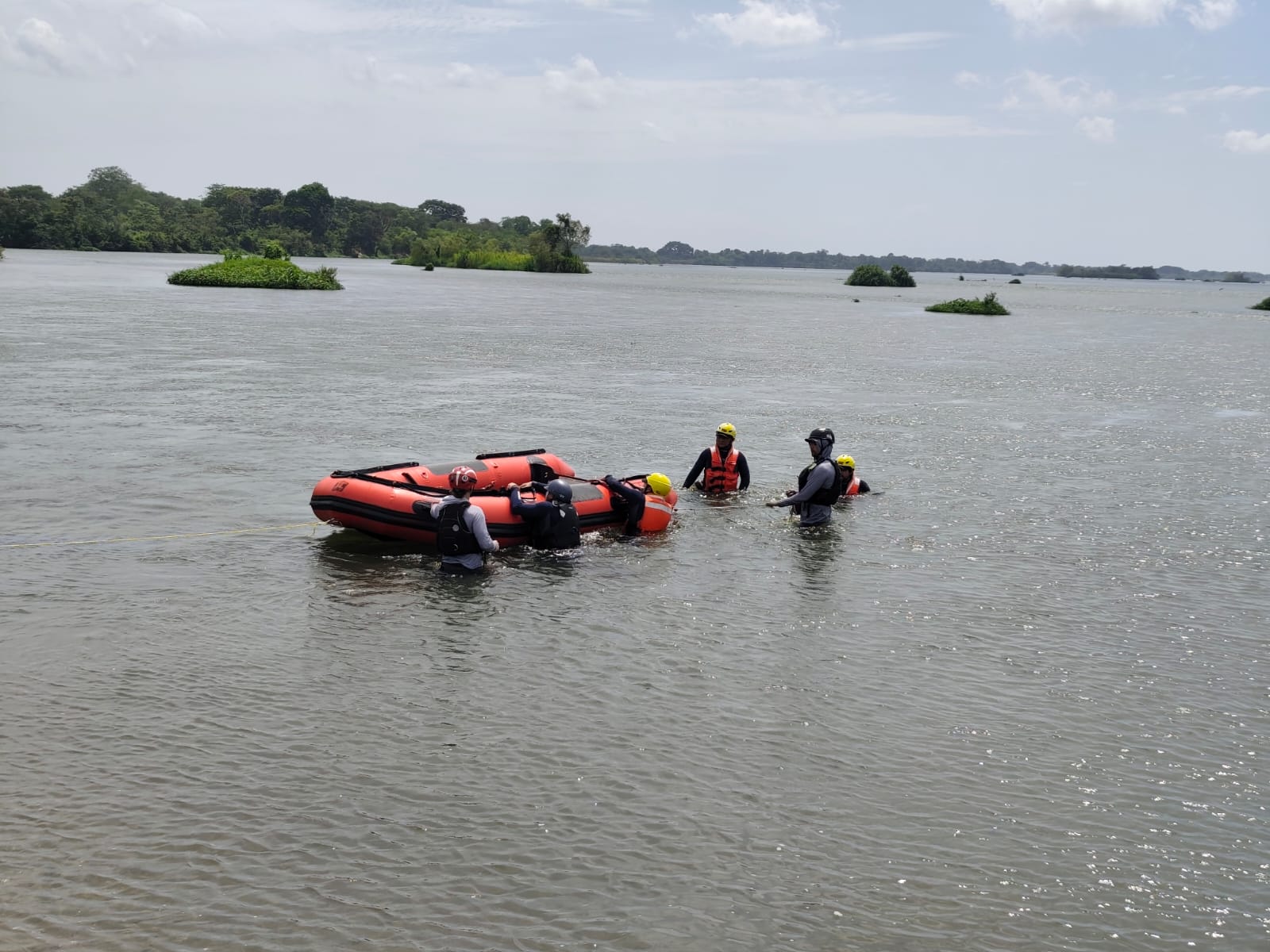 Brigadistas de Yucatán se capacitan en rescate en aguas rápidas e inundaciones: Fotos