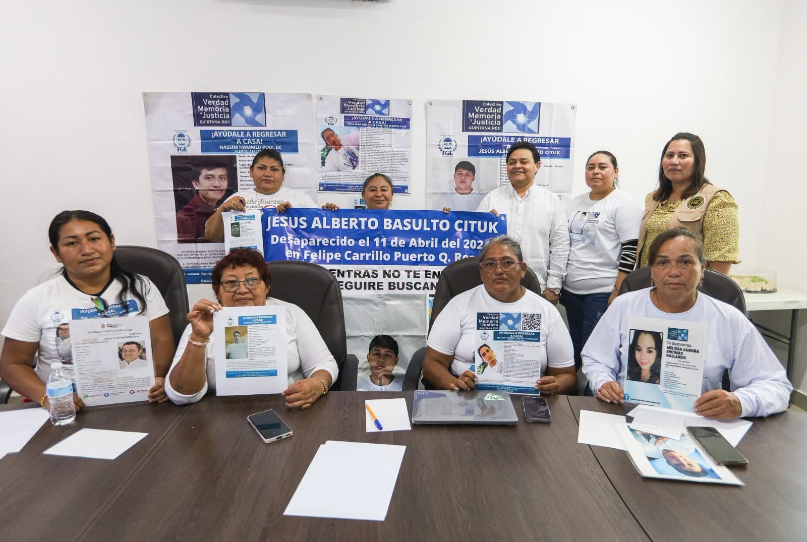 Fiscal de Yucatán recibe a madres buscadoras de Quintana Roo
