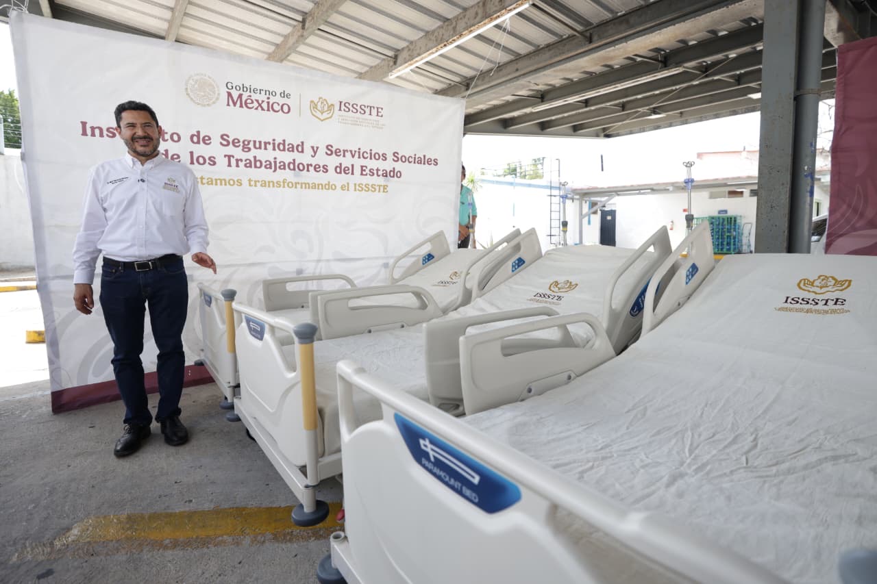 Renuevan 103 camas en el ISSSTE Pensiones, en Mérida, Yucatán 