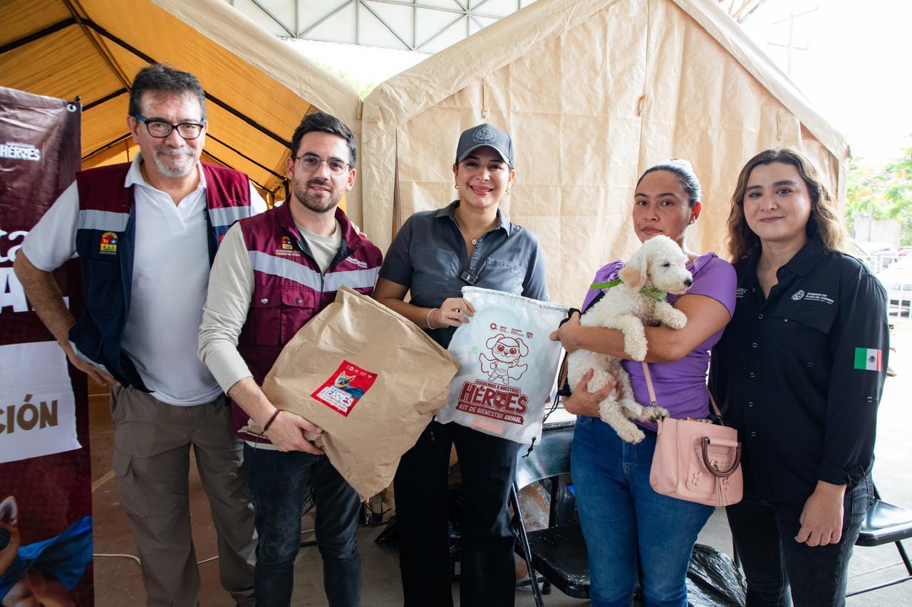 Estefanía Mercado se suma a la estrategia estatal Caravana de Bienestar Animal