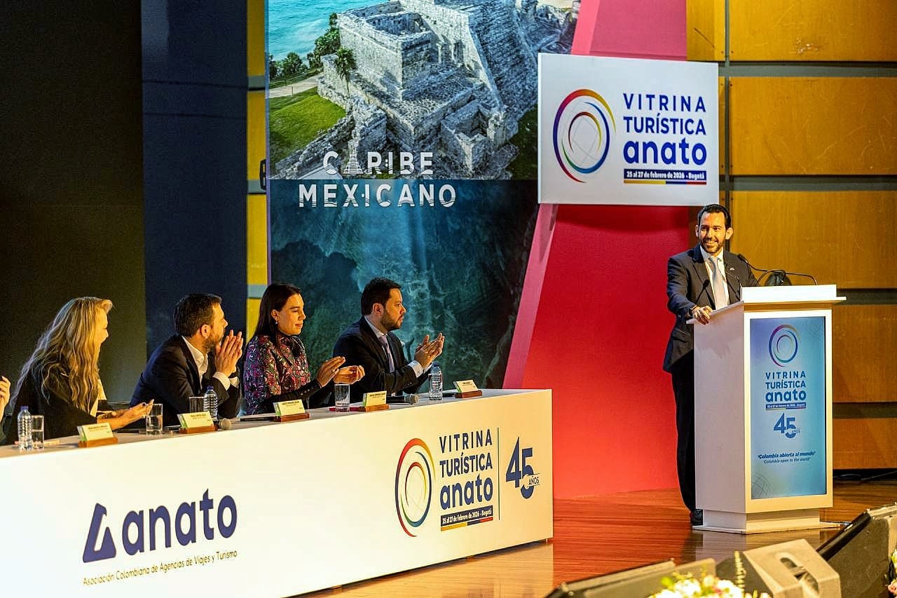 Caribe Mexicano inicia su participación como invitado especial de la 45 edición de la feria turística Anato, en Colombia