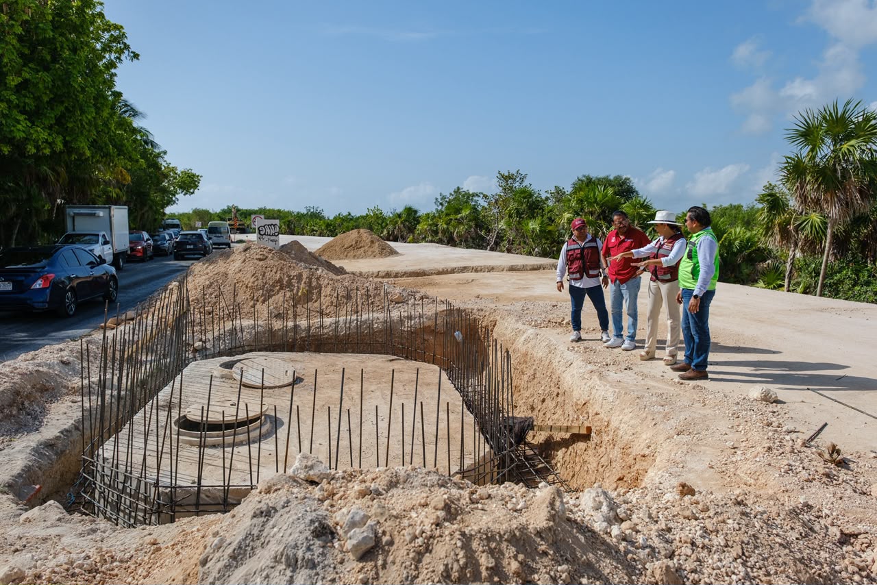 Avanza modernización de la carretera Cancún-Isla Blanca