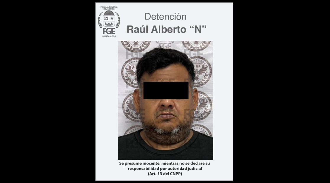 Capturan en Mérida a un hombre por delitos de privación de la libertad y robo a casa habitación ocurridos en Cancún