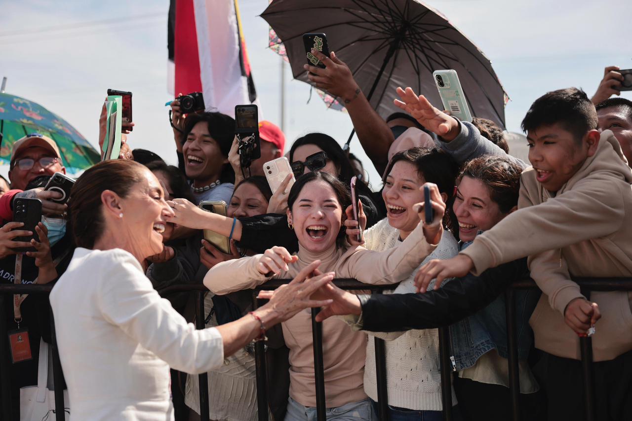 Sheinbaum impulsa seguridad y desarrollo en gira por tres estados