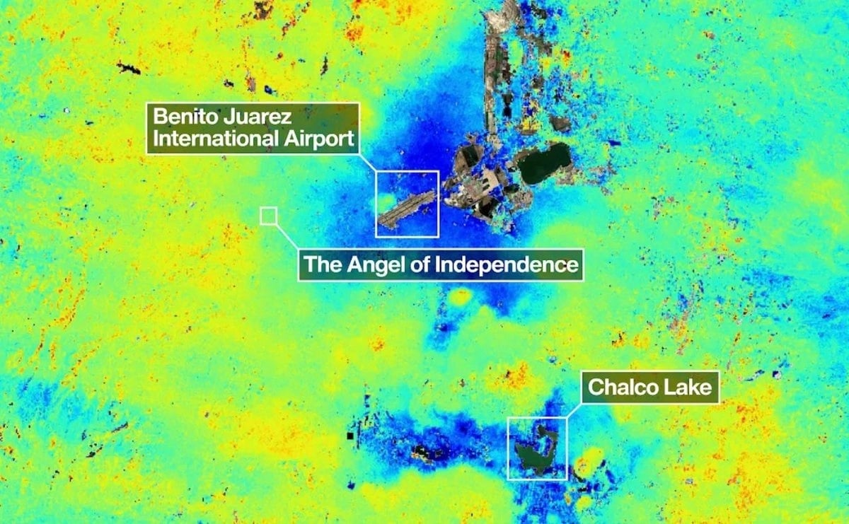 CDMX se hunde más rápido de lo que se creía; hasta 2 cm al mes: NASA