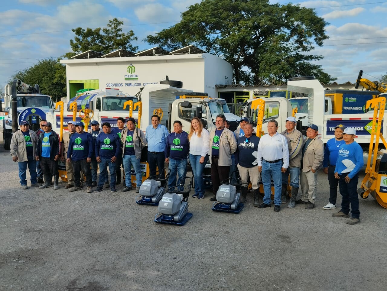 Mérida se prepara para la época de sequía y las lluvias con nuevas maquinarias