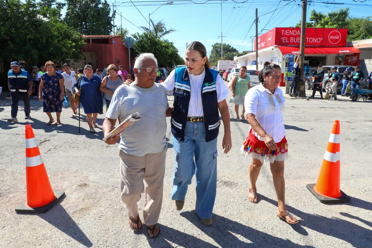 Mérida: Cecilia Patrón implementa en la colonia Mayapán el Mega Operativo número 11 del año