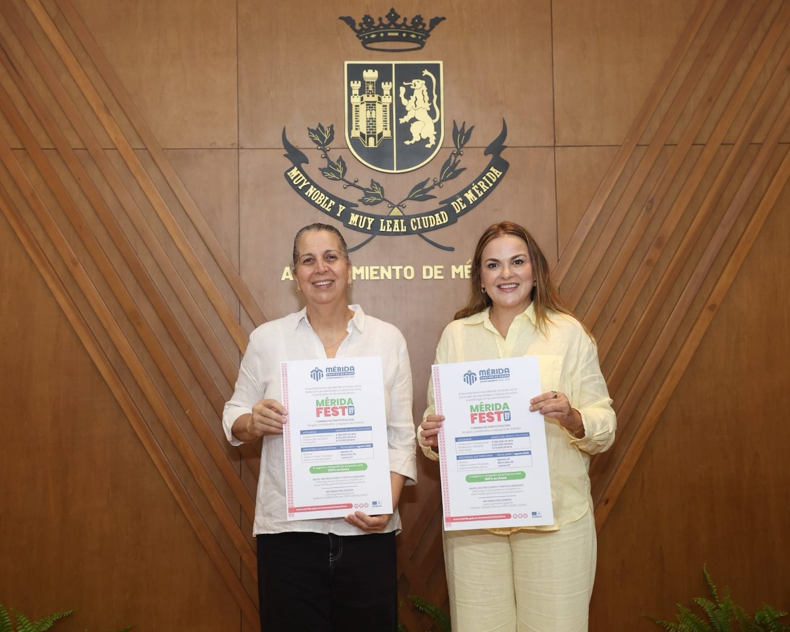 Ayuntamiento lanza la convocatoria para participar en el Mérida Fest 2027