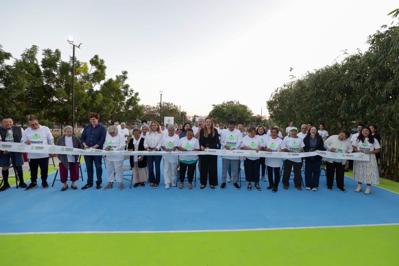 Inauguran en Mérida un nuevo espacio deportivo para el cuidado integral de personas mayores