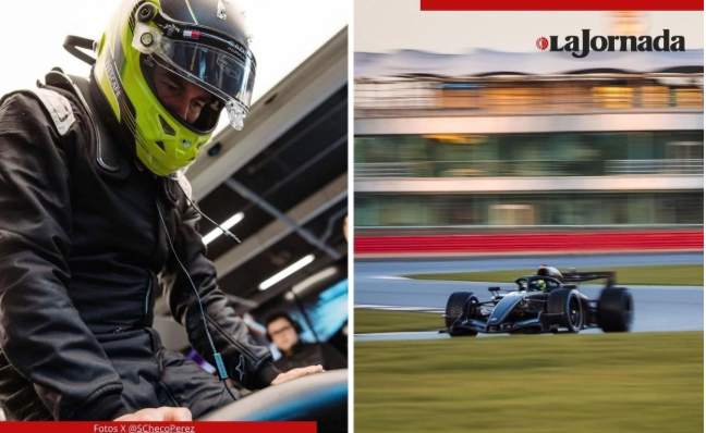 'Checo' Pérez estrena el monoplaza de Cadillac que conducirá la próxima temporada de F1