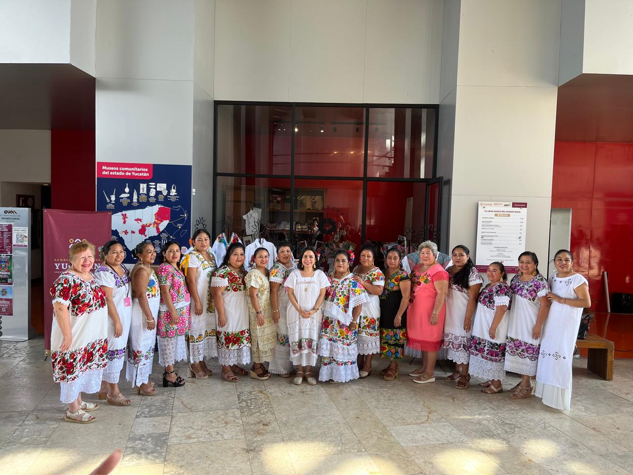 Inauguran la tienda de bordado maya In Chuuy en el Gran Museo del Mundo Maya de Mérida