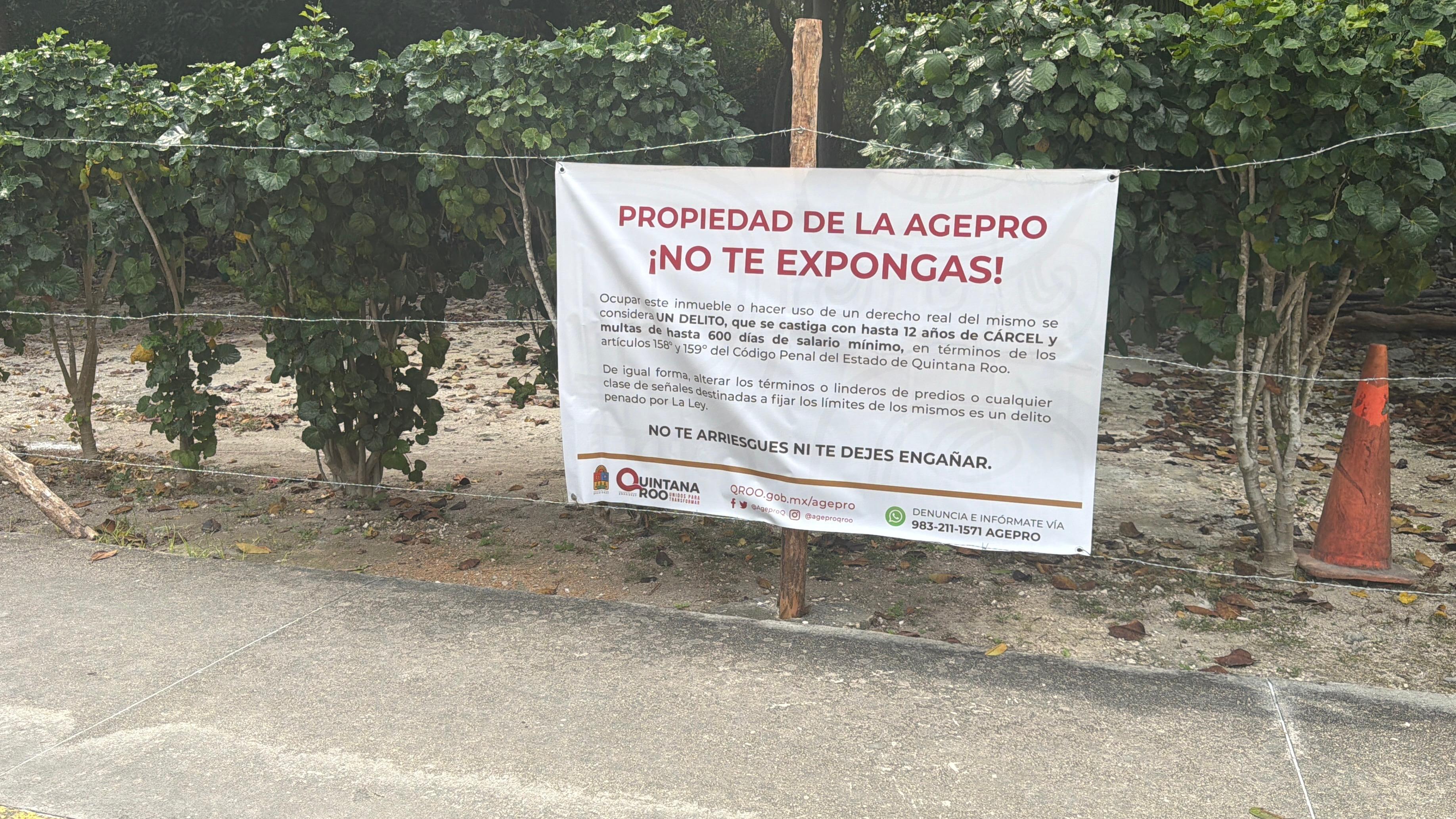 Vecinos de Chemuyil denuncian cierre de calle