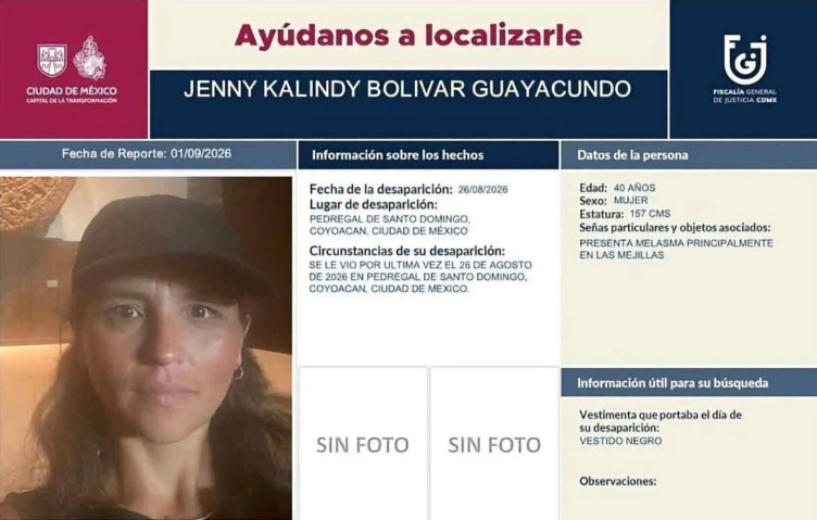 Ciesas exige localizar con vida a estudiante de doctorado desaparecida en Coyoacán