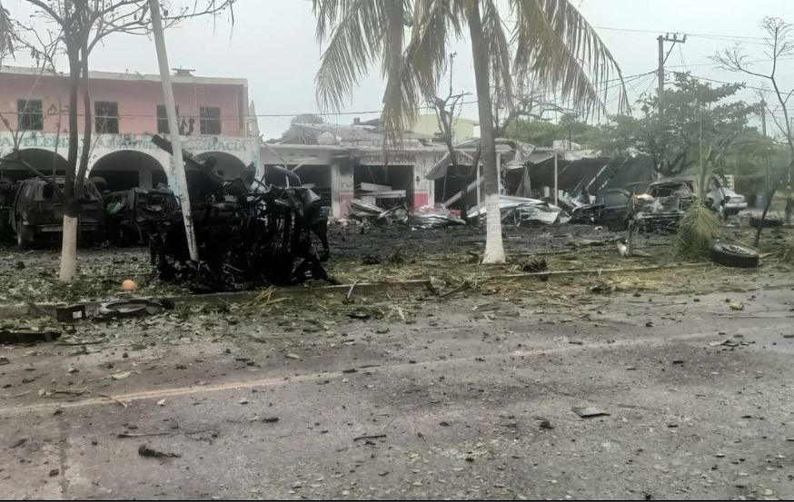 Michoacán: 5 muertos por ataque con explosivos a base de Policía Comunitaria de Coahuayana