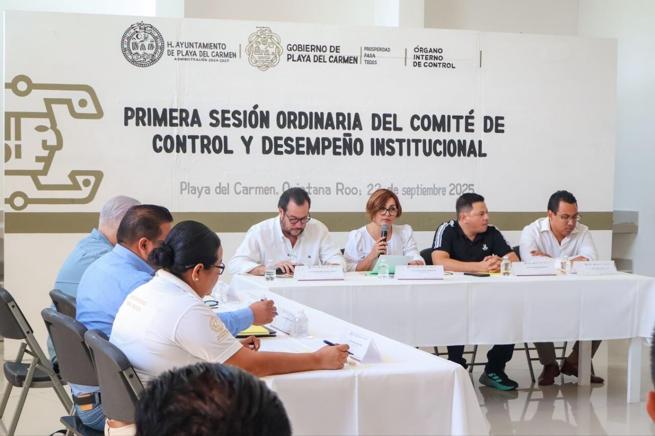 Gobierno de Playa del Carmen instala el Comité de Control y Desempeño Institucional