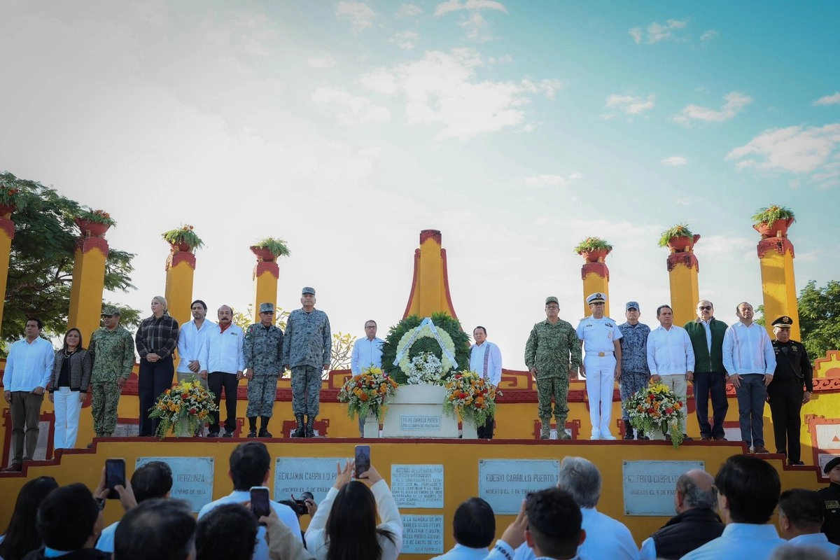 Conmemoran en Yucatán el 102 aniversario luctuoso de Felipe Carrillo Puerto