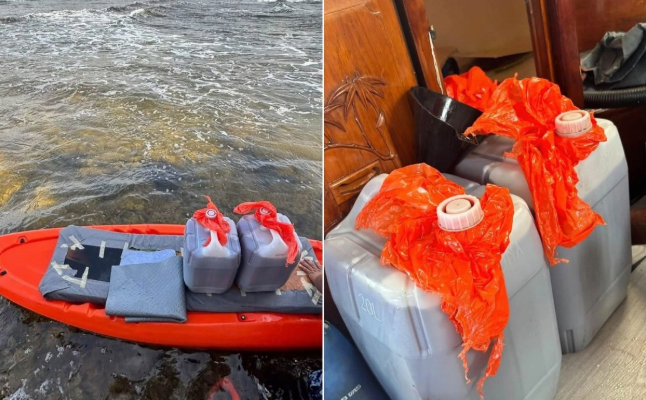 Retiran combustible de yate encallado en arrecife de Mahahual, QRoo, para evitar contaminación