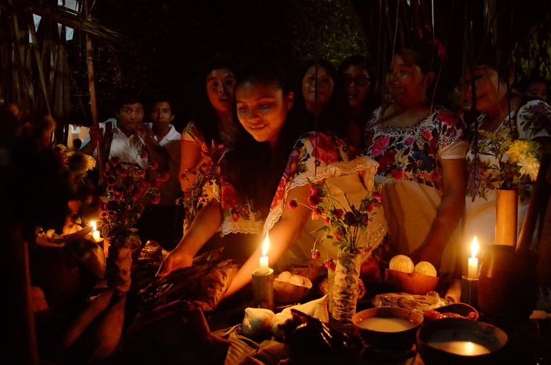 El altar de finados, una representación del universo para las comunidades mayas