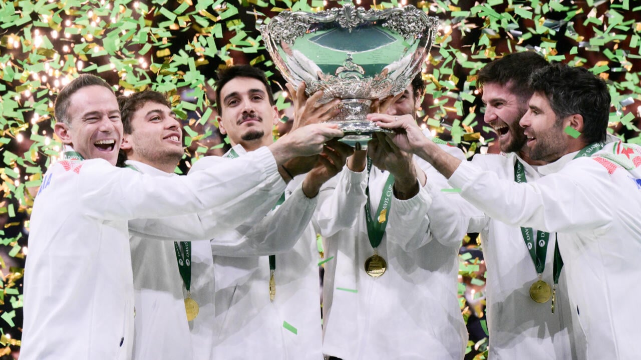 Italia, sin Jannik Sinner, gana la Copa Davis por tercer año consecutivo 