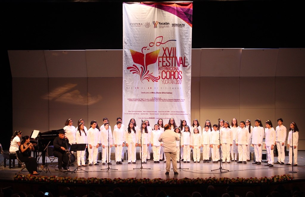 Inicia Festival Internacional de Coros en Mérida