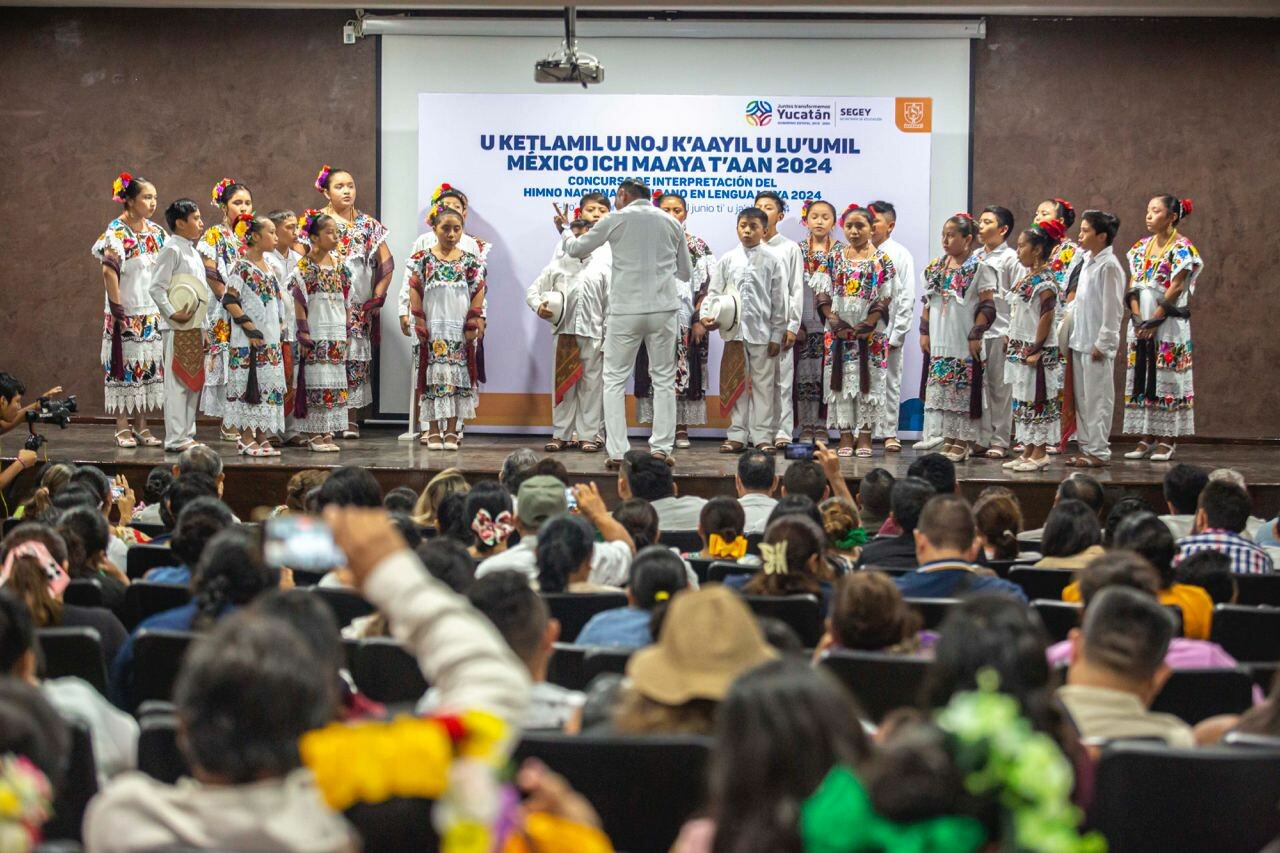 La Jornada Maya Yucat N La Jornada Maya Realizan Concurso Del Himno Nacional De Lengua