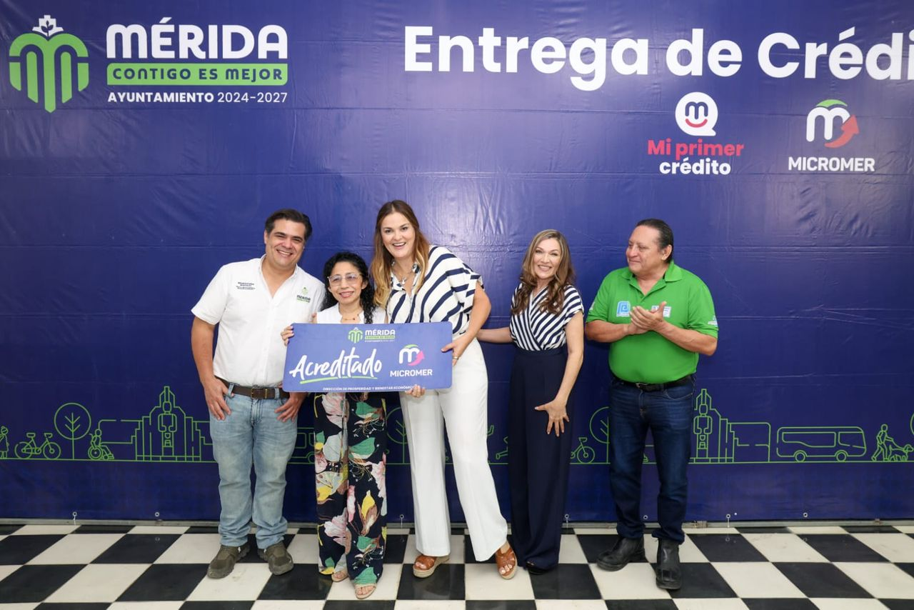 Ya son más de 130 créditos entregados a comerciantes y pequeñas empresas de Mérida