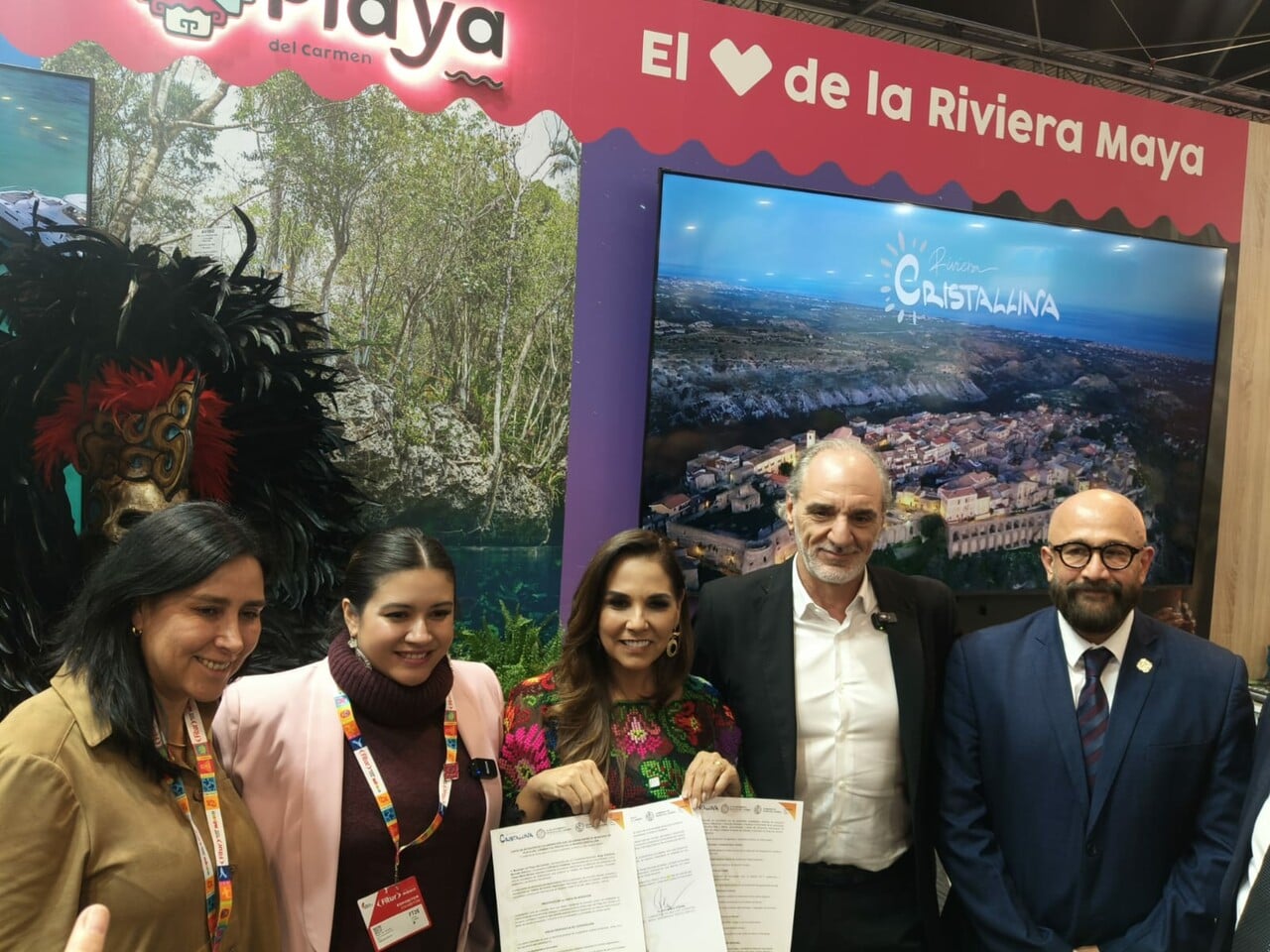 Playa del Carmen firma carta de intención con la Riviera Cristallina, de Italia, para promoción conjunta