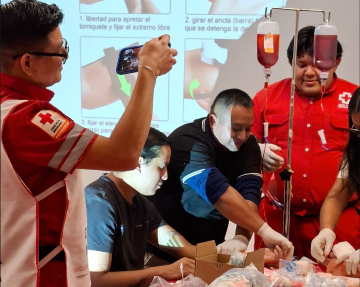 Cruz Roja imparte curso de Primeros Auxilios en Tulum