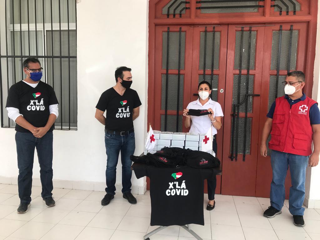 Recaudan fondos a beneficio de la Cruz Roja Yucatán