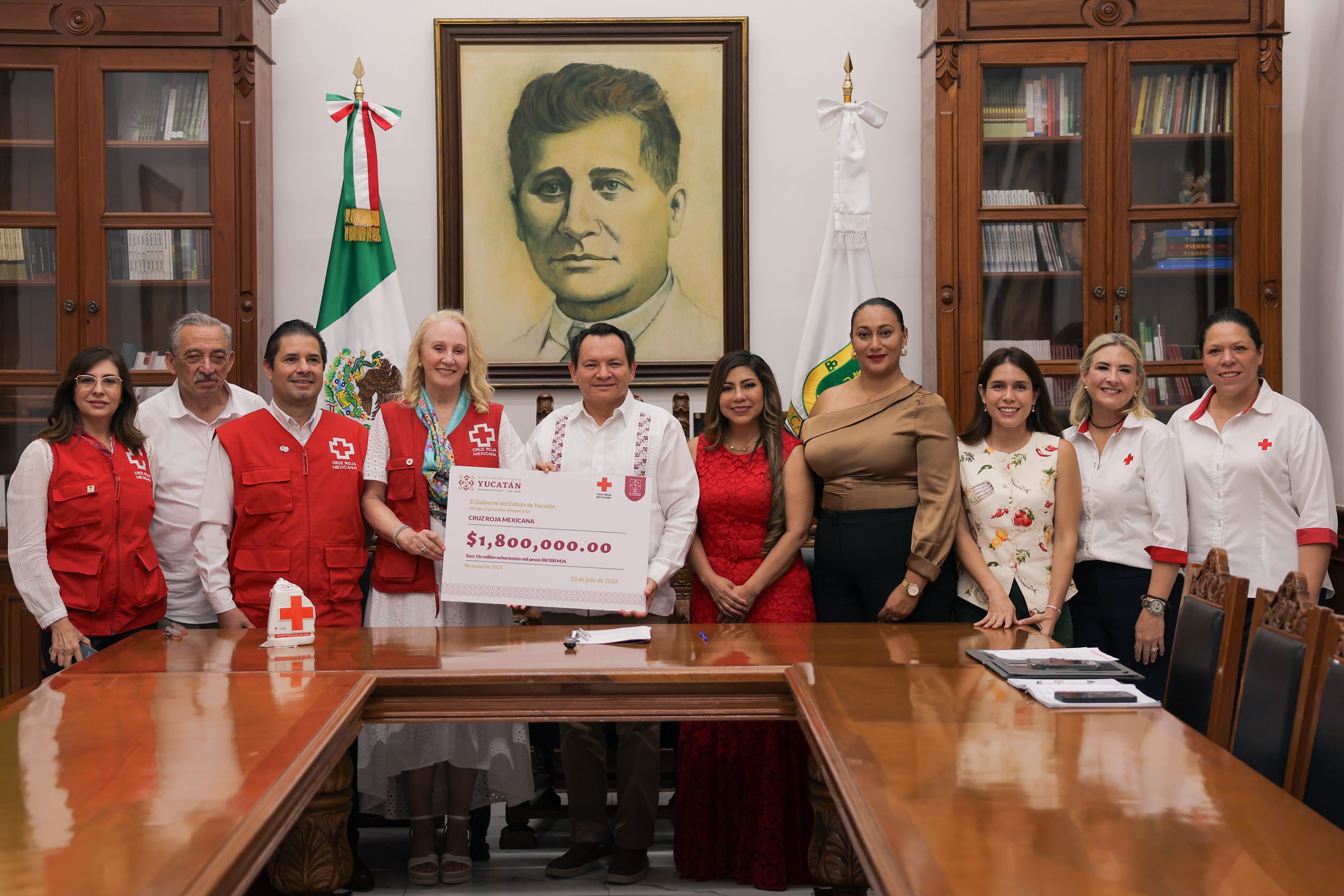 Yucatán: Colecta 2026 recauda 1.8 mdp para la Cruz Roja