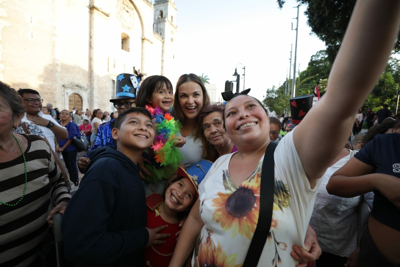 Circo Carnaval Mérida 2026: 34 comparsas infantiles imprimieron color en las calles del Centro Histórico 
