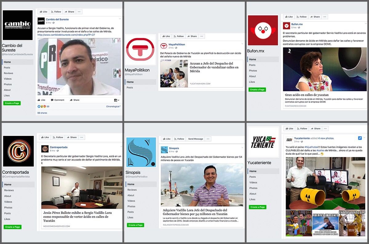 Crean cuentas para desprestigiar a Sergio Vadillo