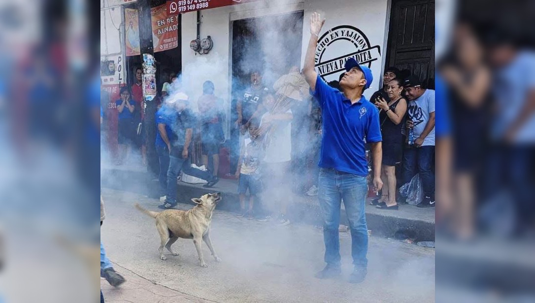 Yajalón despide a Cuetes, el perro que acompañó durante años la vida y las tradiciones del pueblo