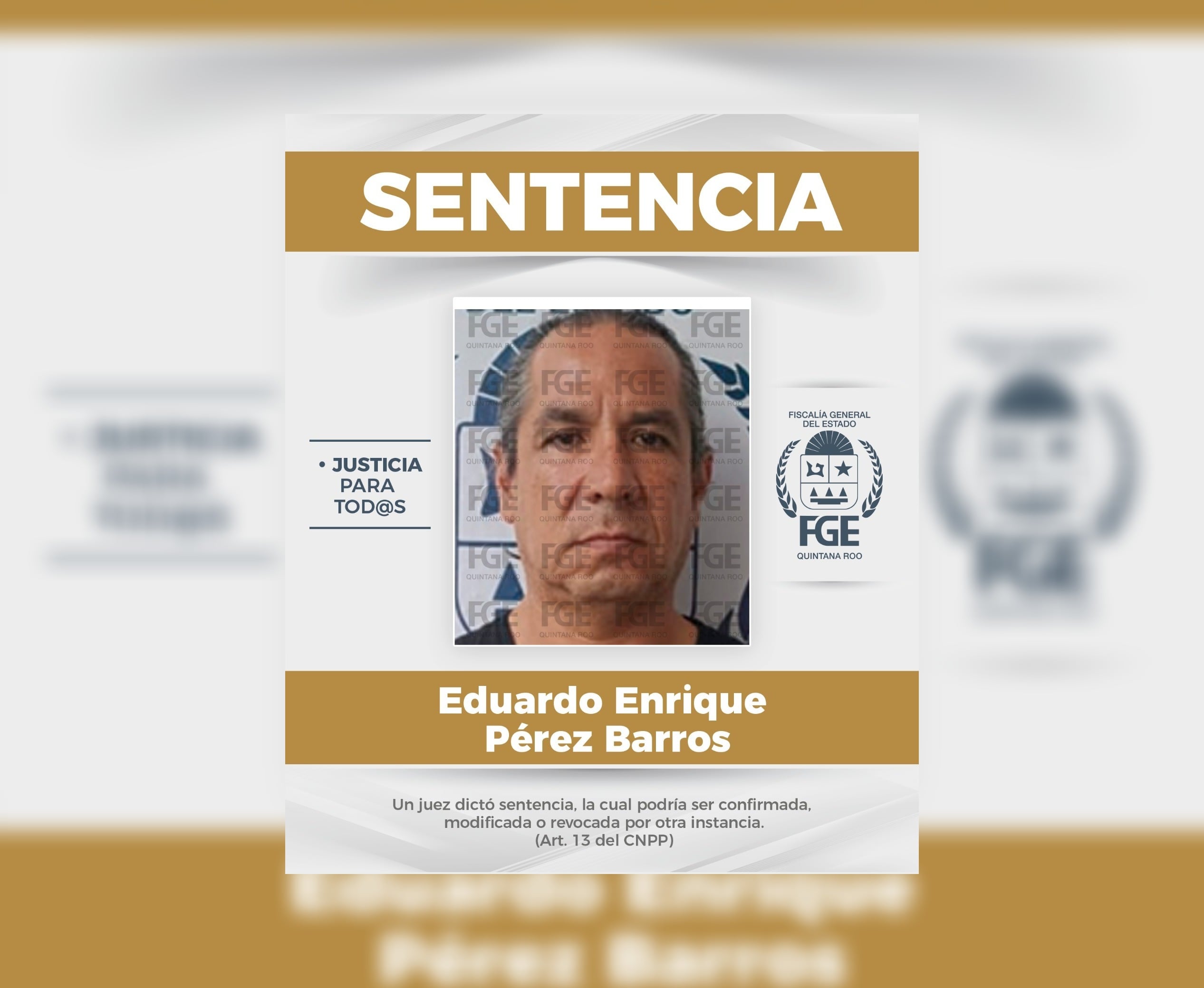 Condenan a 50 años de prisión a un sujeto por feminicidio ocurrido en Isla Mujeres