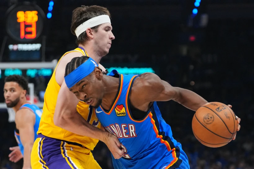 Holmgren anota 24 puntos y el Trueno supera a los Lakers, 108-90, al arrancar su semifinal de la Conferencia Oeste