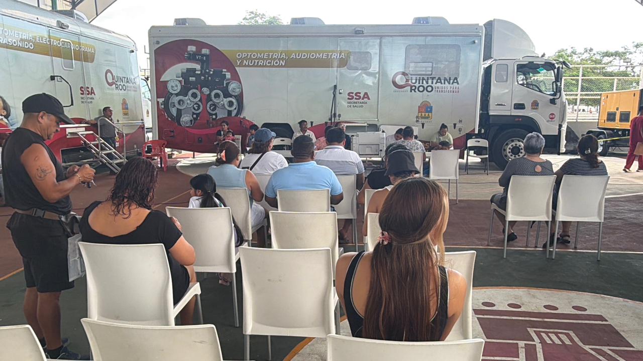 Llegan las caravanas médicas Salud para Tod@s a Tulum