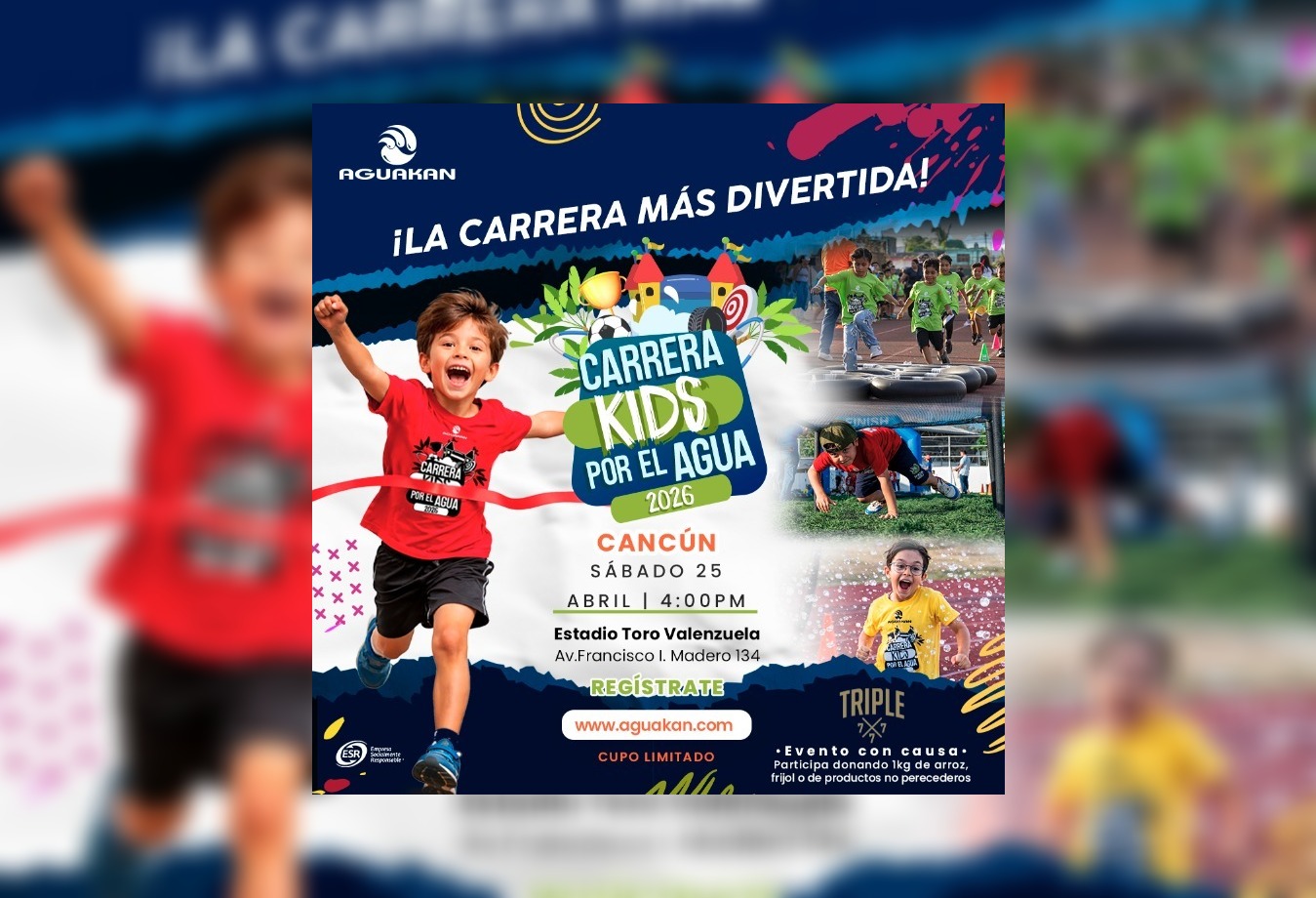 ¡Diversión, juego y aprendizaje! Aguakan te invita al Festival del Niño y la Niña y la Carrera Kids por el Agua 2026
